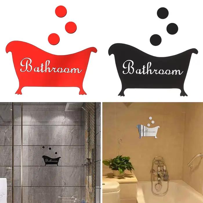 Autocollant mural miroir 3D