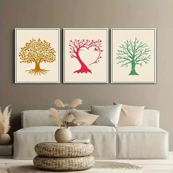 Lot de 7 pochoirs arbre de vie