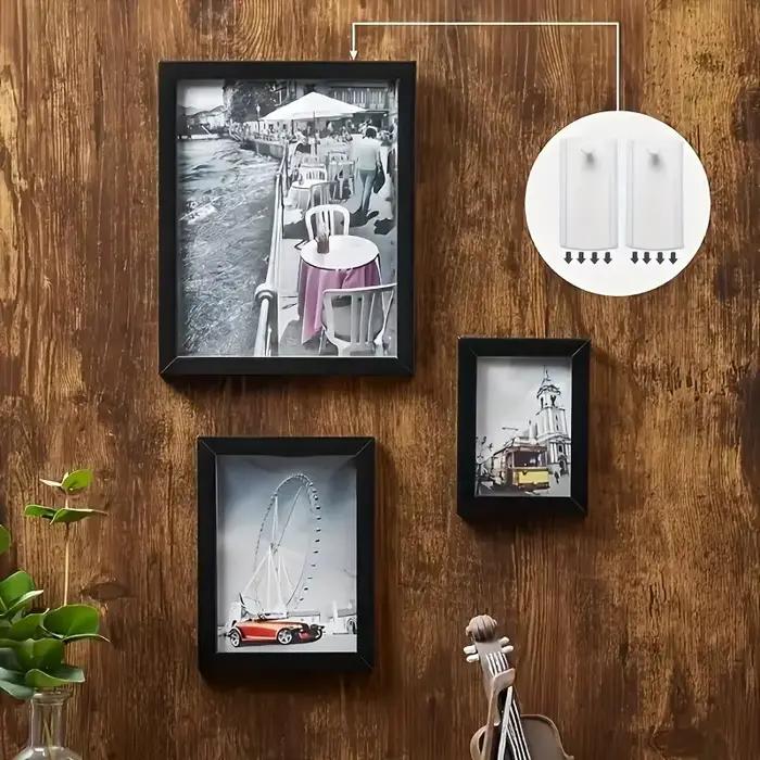 Crochet mural Invisible sans perceuse pour cadre Photo
