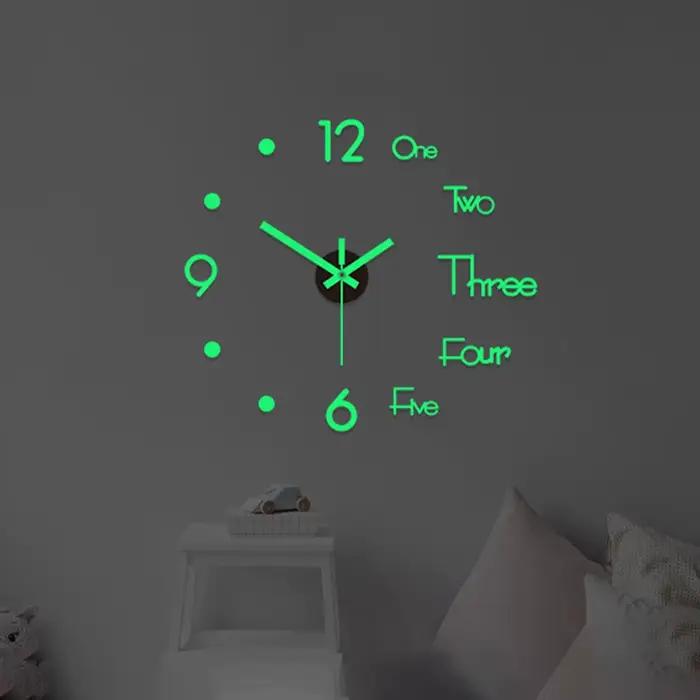 Horloge murale sans cadre