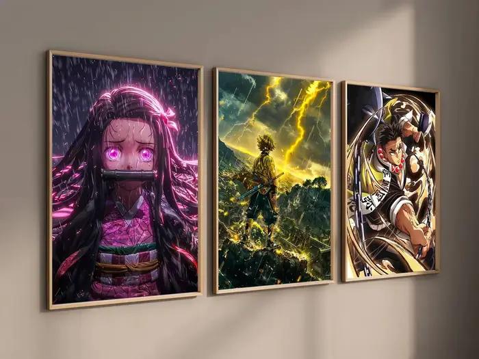 Affiche auto-adhésive Demon Slayer Hashira