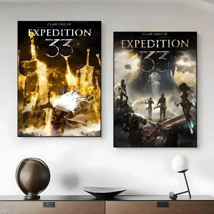 Affiche murale Clair O-obscur E-expedition 33 en toile HD