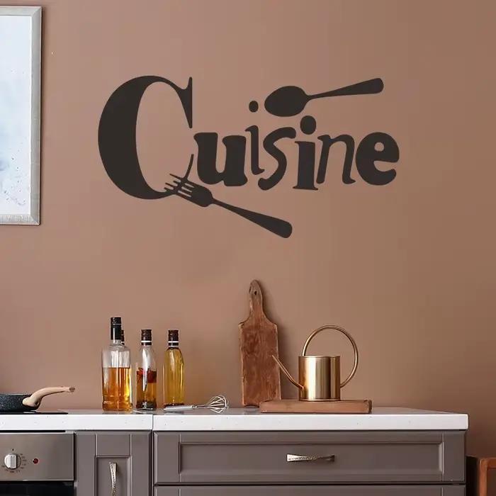 Autocollants muraux de Cuisine avec Slogan anglais