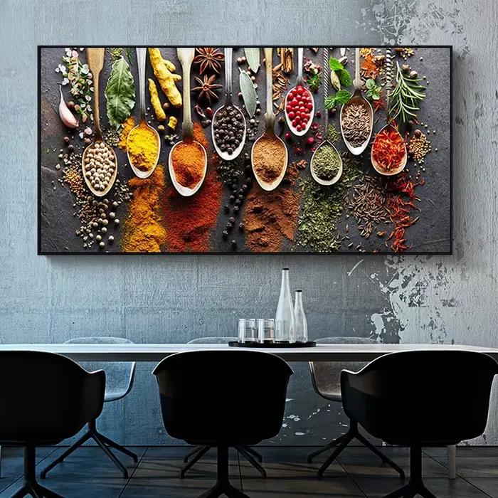 Peinture sur toile de cuisine