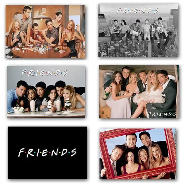 Affiches et imprimés de série TV classiques Friends, images murales, salon, chambre à coucher, décoration de la maison