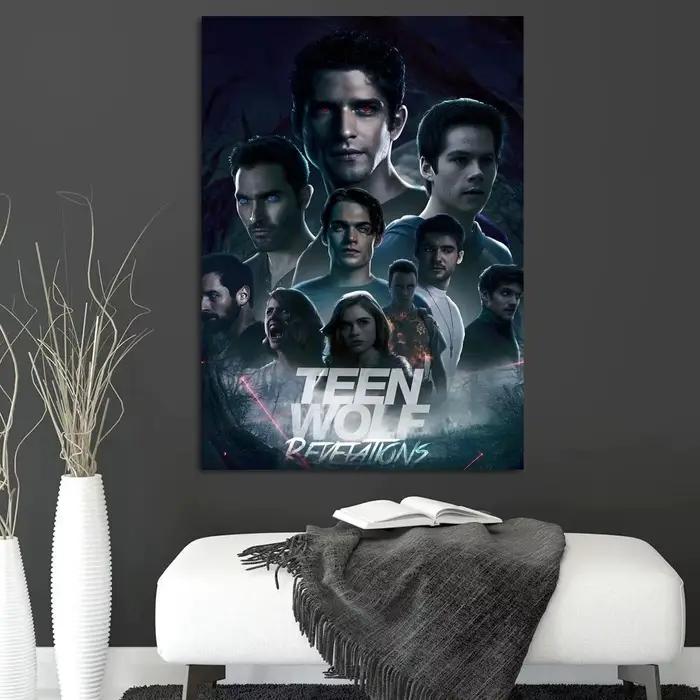 Affiche T-Teen Wolf, autocollants haute définition