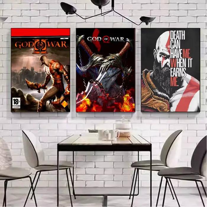 Affiche de jeu G-Dod Of War avec imprimés