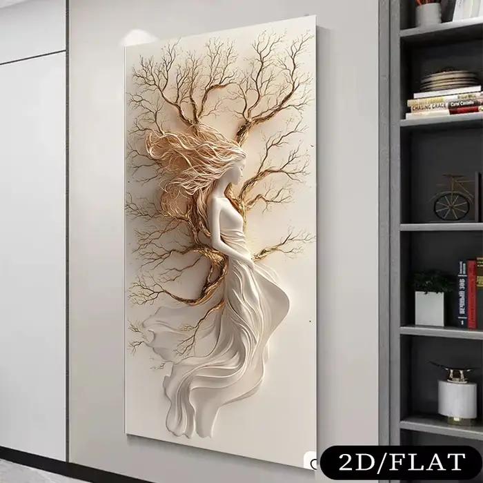 Peinture sur toile d'arbre de vie Extra Large