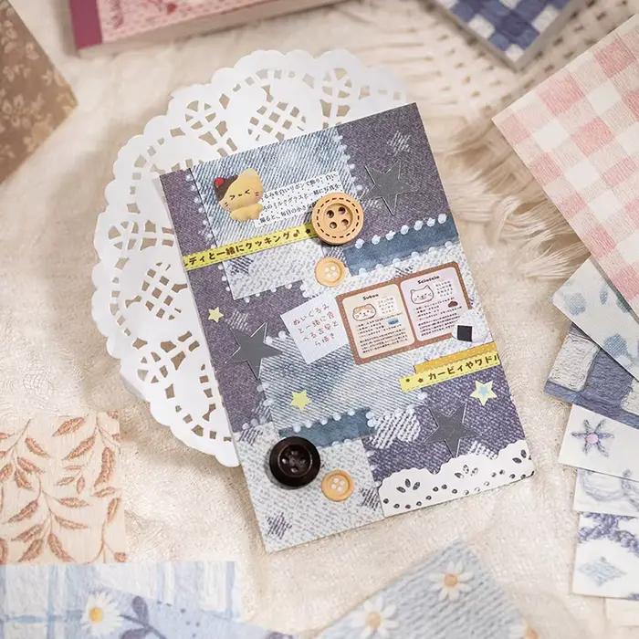 Lot de 1 à 4 papiers vintage pour scrapbooking