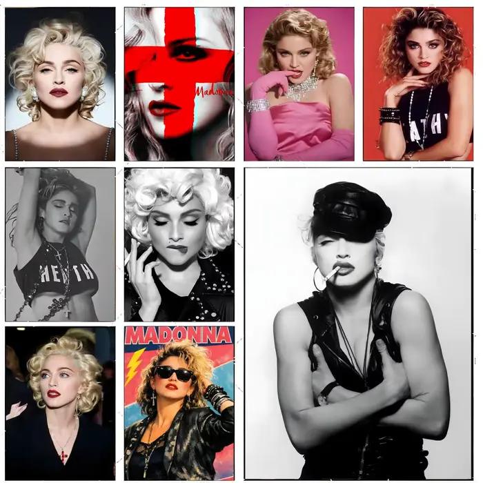 Affiche Pop Icon Music M-Madonna Bad Girl