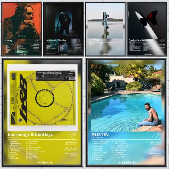 Affiche d'album Post M-Malone