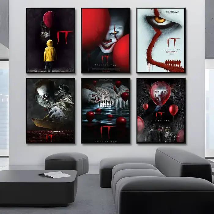 Affiche I-IT du film d'horreur Art mural de haute qualité pour maison