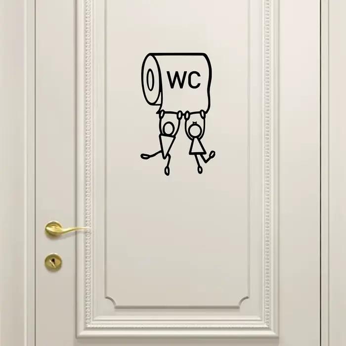 Autocollant de WC 1 pièce