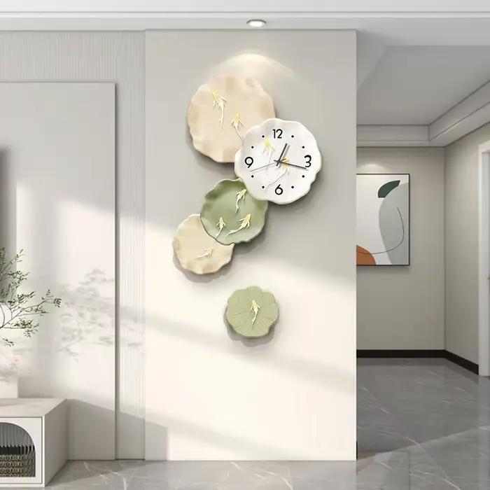 Horloge murale décorative pour salon