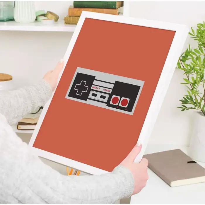 Affiche de jeu vidéo minimaliste moderne