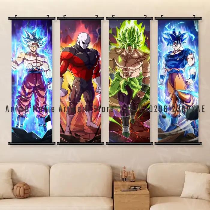 Dragon Ball peinture Anime mur Art HD imprimé affiche Super Saiyan Gogeta toile décoration de la maison rouleaux photo pour salon
