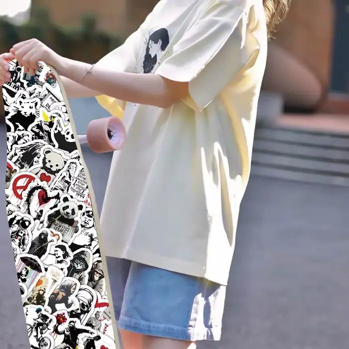 100 autocollants Banksy Art Graffiti DIY créatifs pour skateboard