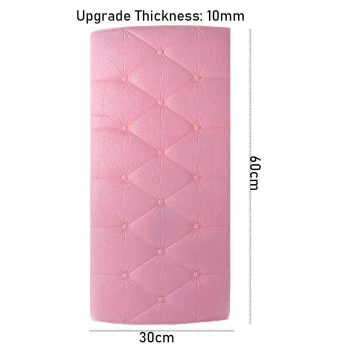 Panneaux muraux autocollants en mousse souple pour tête de lit