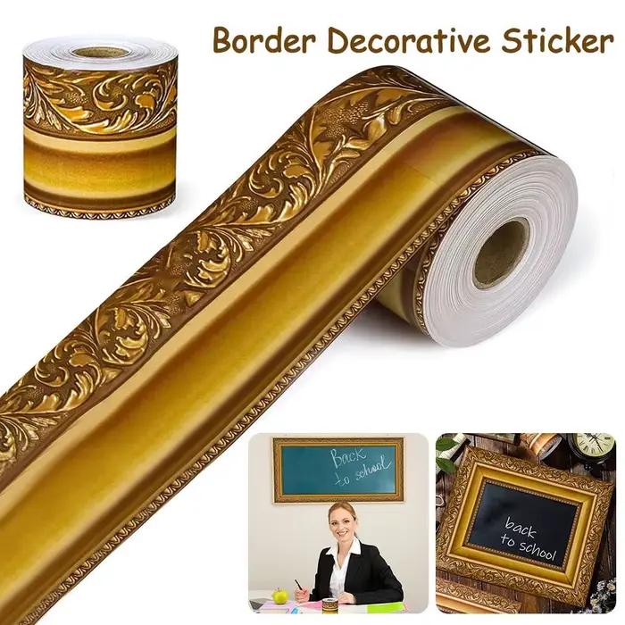 Nouveau autocollant décoratif de bordure auto-adhésif