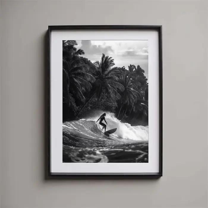 Affiche d'art de plage tropicale