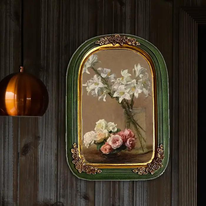 Cadre d'affichage de photos en résine Antique de luxe