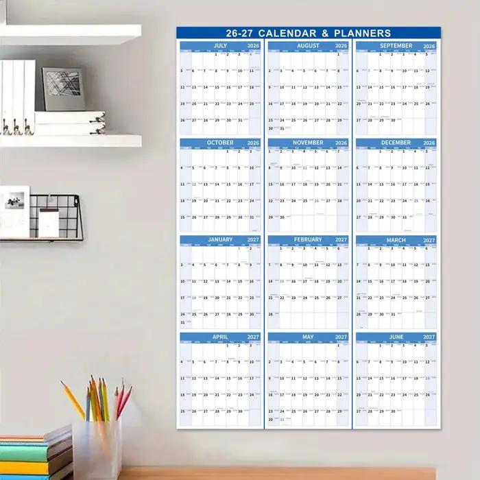 Calendrier mural annuel