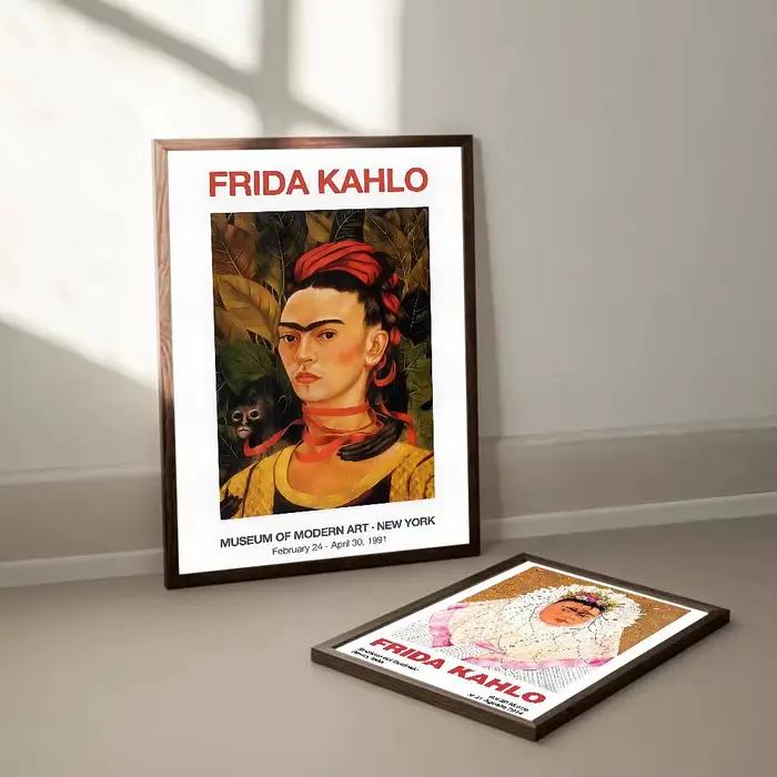 F-Frida K-Kahlo affiche imprimée A5 A4 A3 A2 décor d'art mural pour chambre bureau cadeau pour les Fans