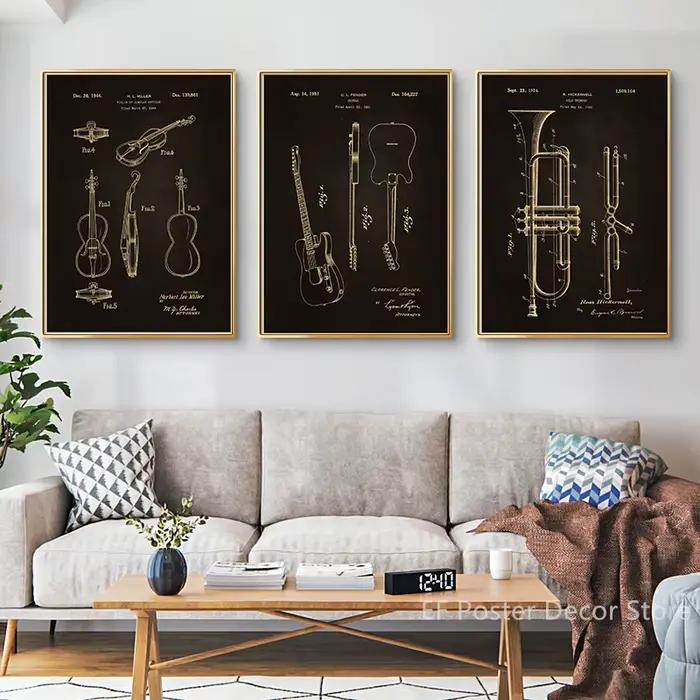 JEViolin Drum Piano Poster