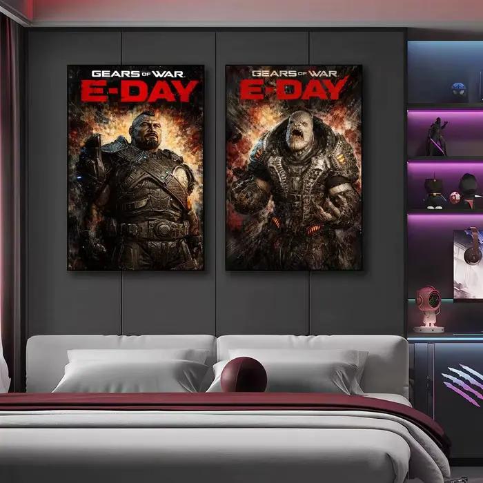 Affiche Game G-Gears of War E-Day