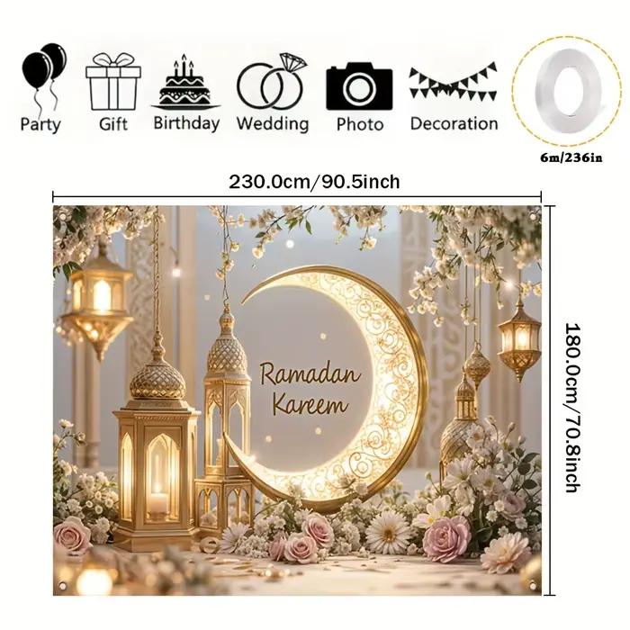 Bannière murale élégante du Ramadhan