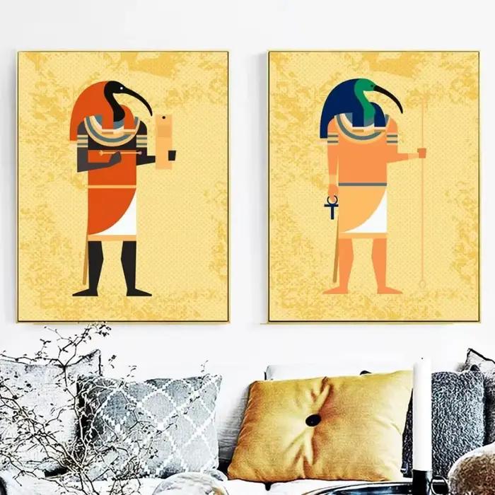 Peinture murale Dakota ide éma enne pour décor de salon