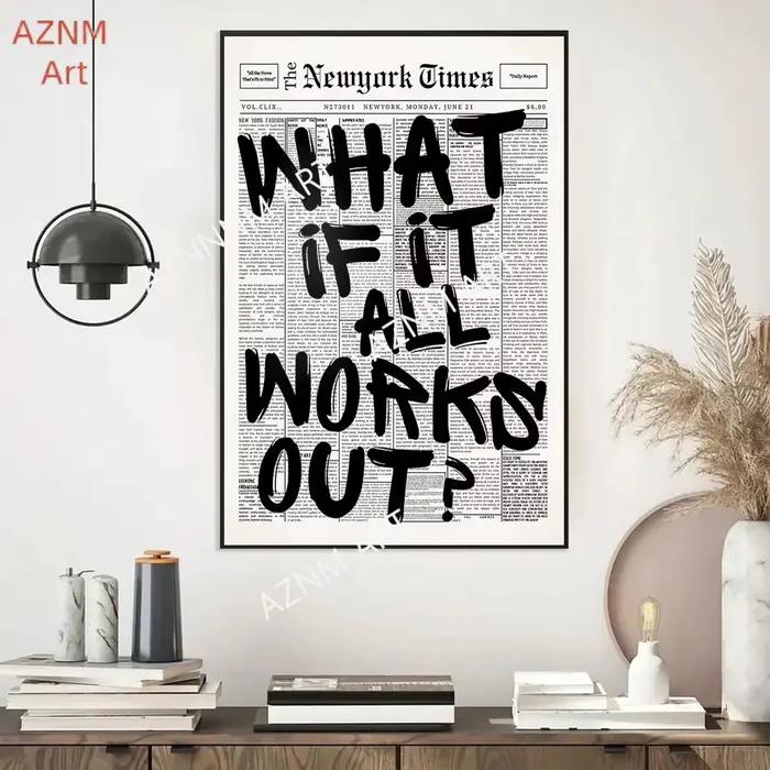 Affiche de journal 1 pièce