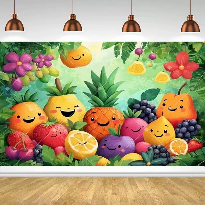 Décor de fête à thème de fruits et légumes