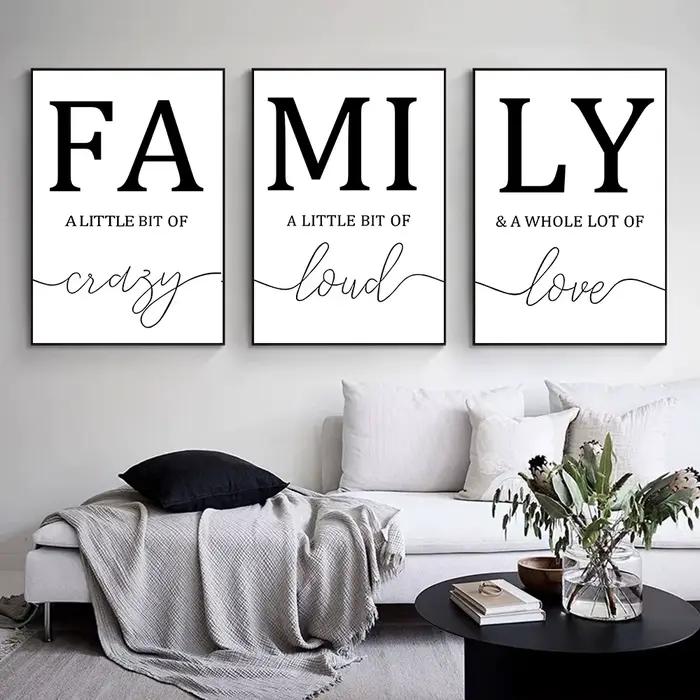 Affiche de famille Simple sans cadre