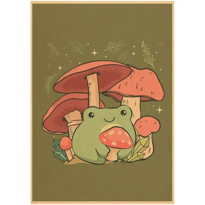 Affiche imprimée sur papier kraft