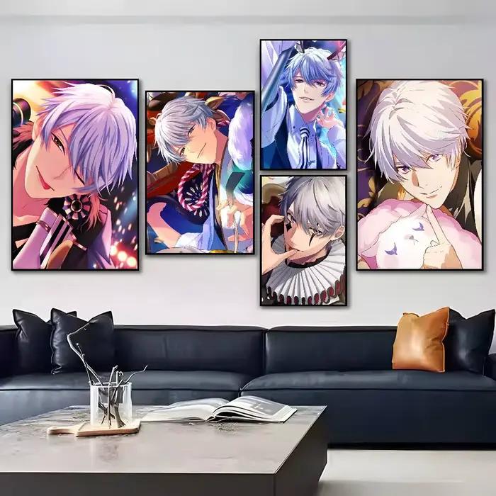 Affiche autocollante de dessin animé O-Obey Me Solomon