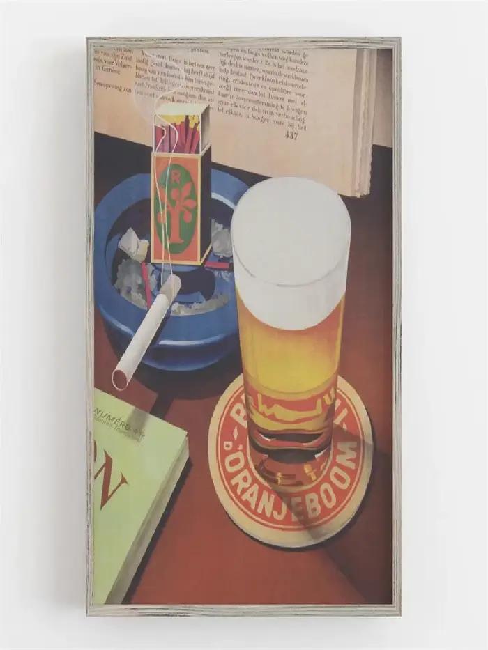 Affiche vintage Rodeo, impression bière et cigarettes