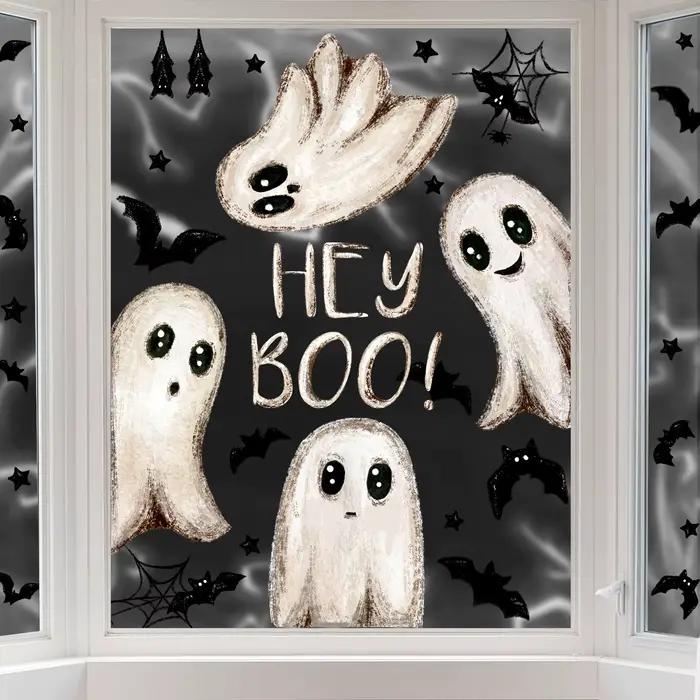 Autocollants statiques pour fenêtre d'halloween