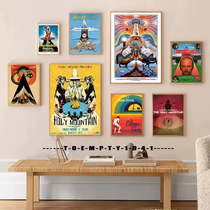 He Holy Mountain – affiche de Film Vintage, couverture de Film imprimée, peinture sur toile d'art mural de la saint montagne, décor de salle de maison de cinéma, 1973