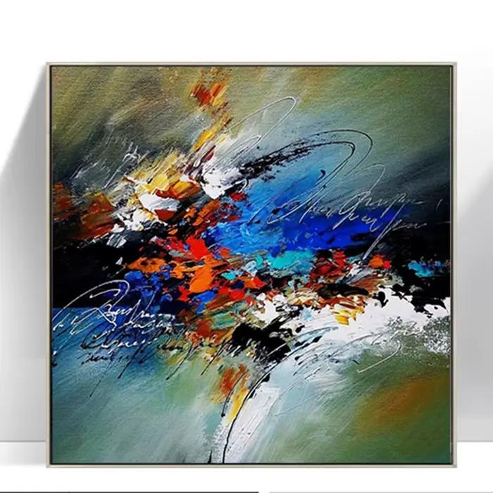 Peinture à l'huile sur toile épaisse