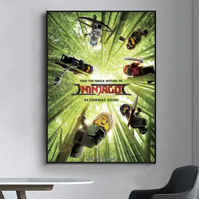 Cool L-LEGOs dessin animé n-ninjago affiche fantaisie