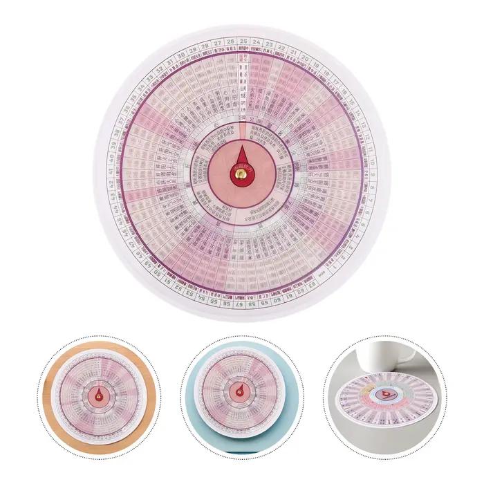 Outil de diagnostic de la médecine traditionnelle chinoise : Roue de diagnostic double face pour la différenciation des syndromes – Aide à l'apprentissage de la MTC pour l'acupuncture