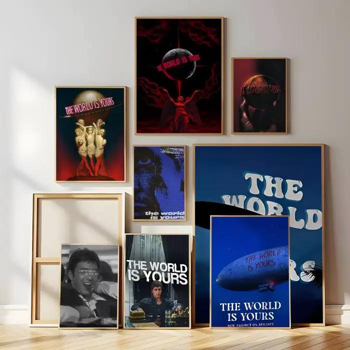 Affiche rétro The World Is Yours Scarface