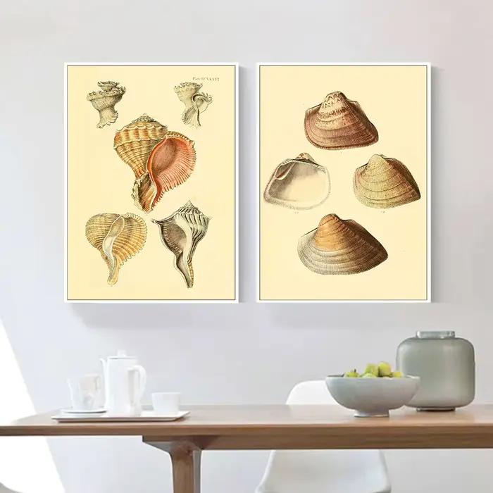 Affiches et tableau Vintage de plage de bord de mer