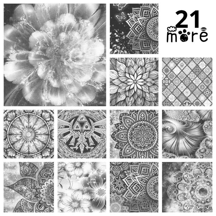 Mandalas 30x40cm WD-mdl250~mdl270