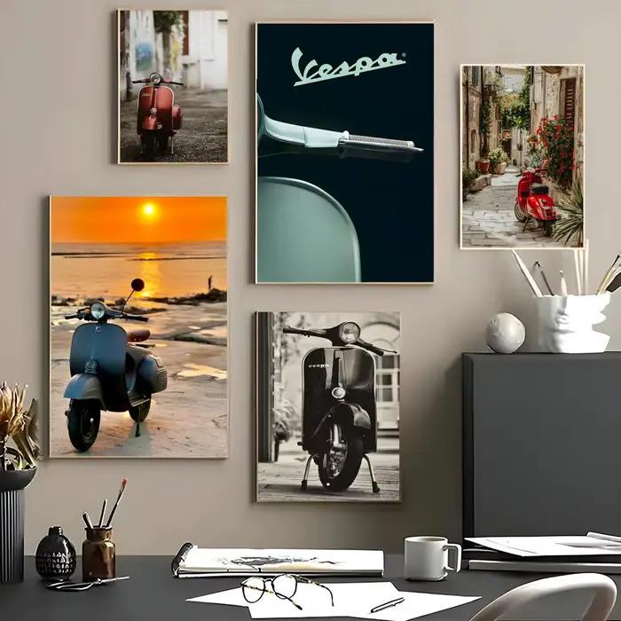 Affiche murale en toile de marque V-Vespa