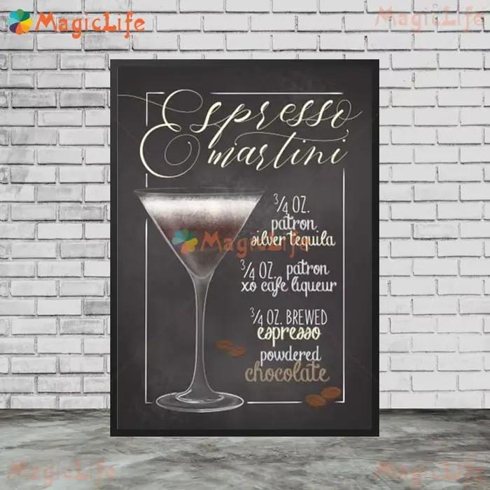 Affiches murales de Menu de boissons de Bar Mojito