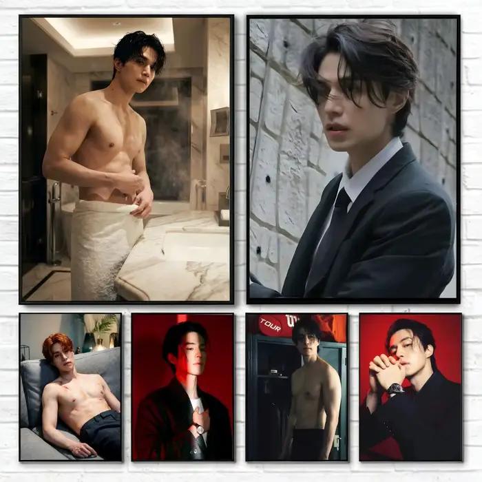 Affiche murale avec image d'acteur L-Lee D-Dong W-Wook