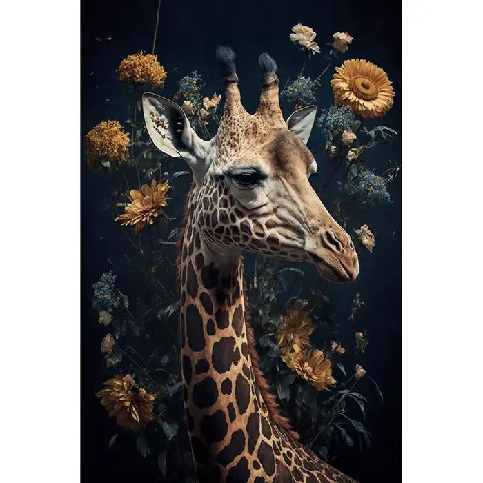 Affiche d'Animaux de la Jungle avec Cadre