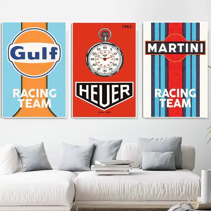 Affiche de couverture de Magazine de l'équipe Le Mans Grand Prix et impression